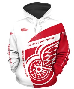 Detroit Red Wings Hoodie 3D Zip Hoodie Gift for Fans