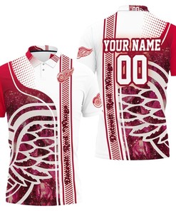 Detroit Red Wings Nhl 3d Personalized Polo Shirt All Over Print Shirt 3d T-shirt