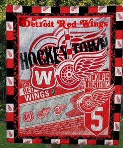 Detroit Redwings Quilt Blanket Bedding Set for Home Décor