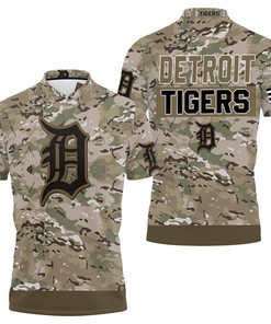 Detroit Tigers Camouflage Veteran 3d Polo Shirt Jersey All Over Print Shirt 3d T-shirt