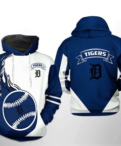 Detroit Tigers MLB Classic 3D Hoodie Zipper Hoodie