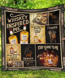 Dewar's Whiskey Inspire Me Gift Idea Quilt