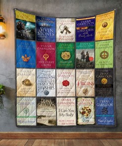 Diana Gabaldon Books Quilt Blanket Bedding Set