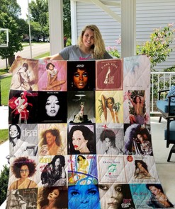 Diana Ross 3 Quilt Blanket Bedding Set for Home Décor
