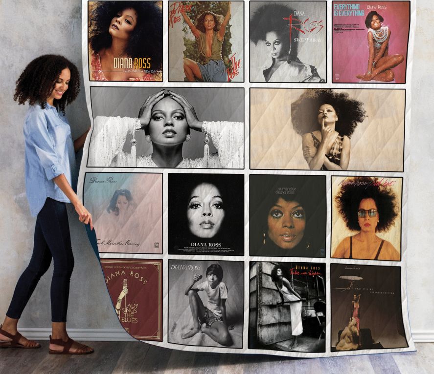 Diana Ross Albums Combine Quilt Blanket Bedding Set