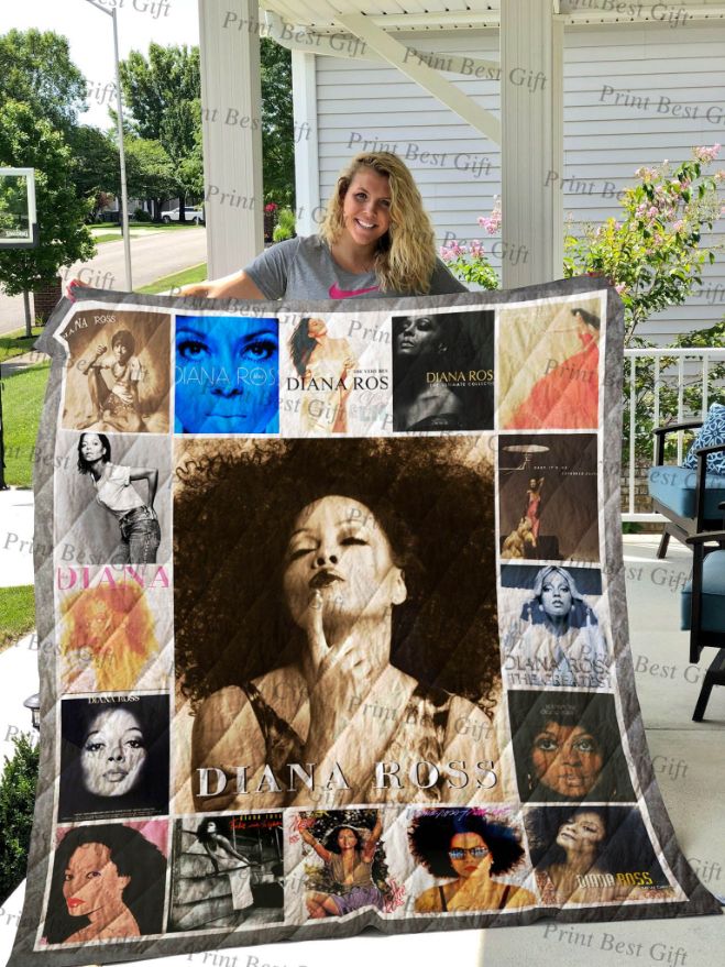 Diana Ross Albums Cover Poster Quilt Blanket Bedding Set