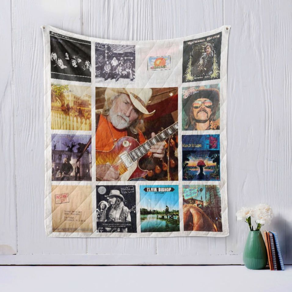 Dickey Betts Quilt Blanket Bedding Set for Home Décor