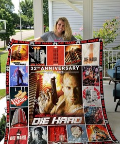 Die Hard Poster Quilt Blanket Bedding Set for Home Décor