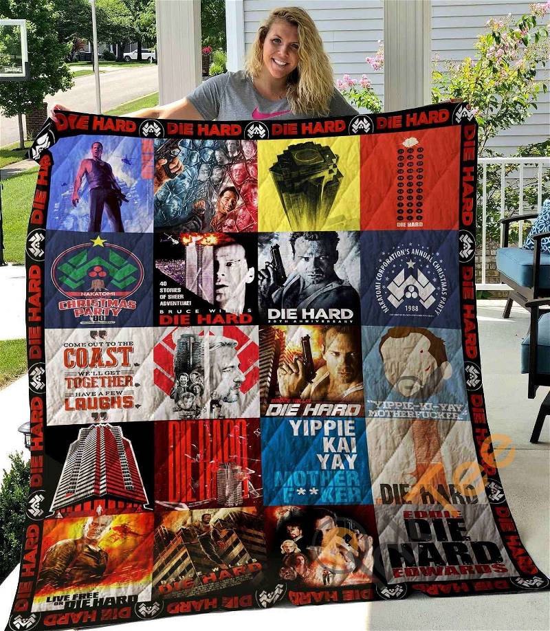 Die Hard Quilt Blanket Bedding Set