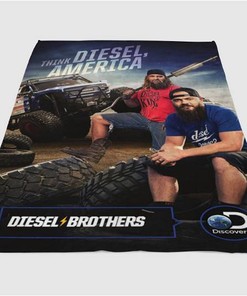 Diesel Brothers Sherpa Fleece Blanket Gifts for Family, for Couple