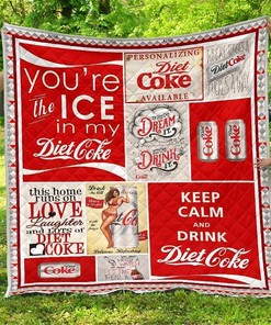 Diet Coke Funny Gift For Soft Drink Lover Quilt