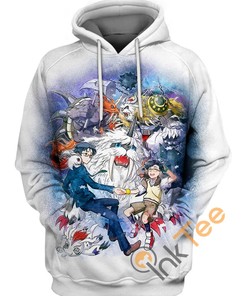 Digimon Honesty Team Hoodie 3D
