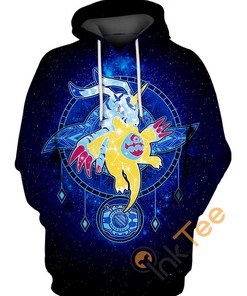 Digimon Starry Sky Hoodie 3D
