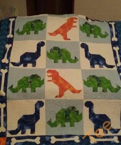 Dinosaur V5 Quilt Blanket Bedding Set