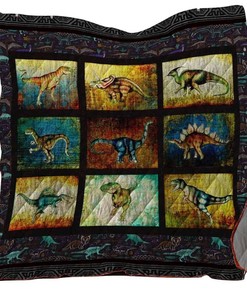 Dinosaur Washable Quilt Blanket Bedding Set for Home Décor