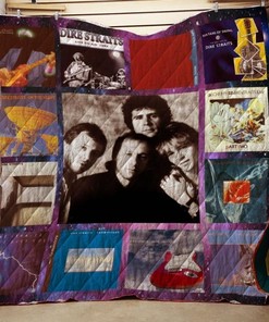 Dire Straits Band Quilt Blanket Bedding Set for Home Décor