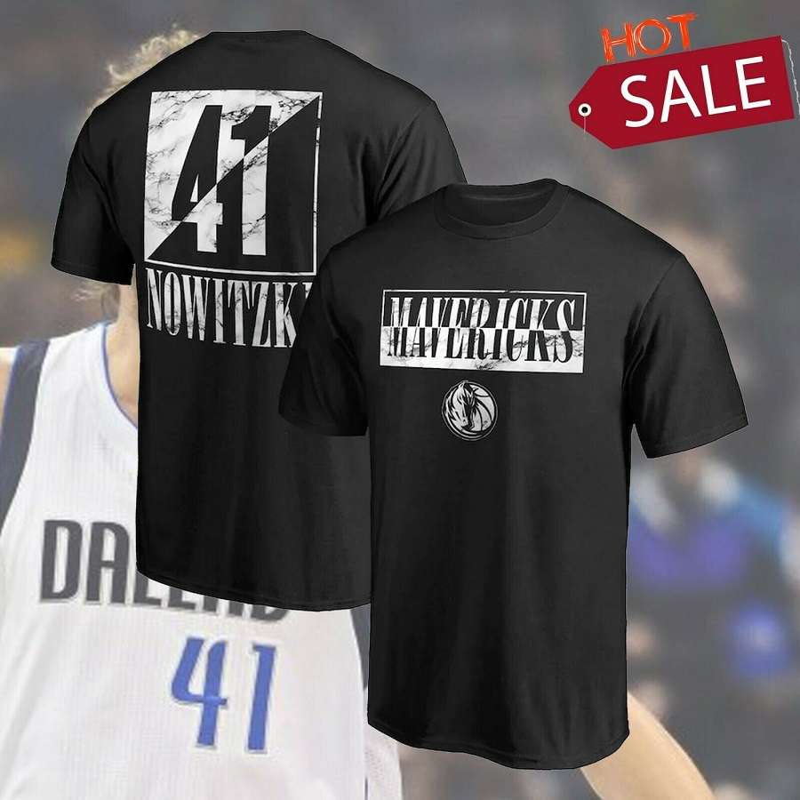Dirk Nowitzki Dallas Mavericks #41 Name And Number Men'S T-Shirt