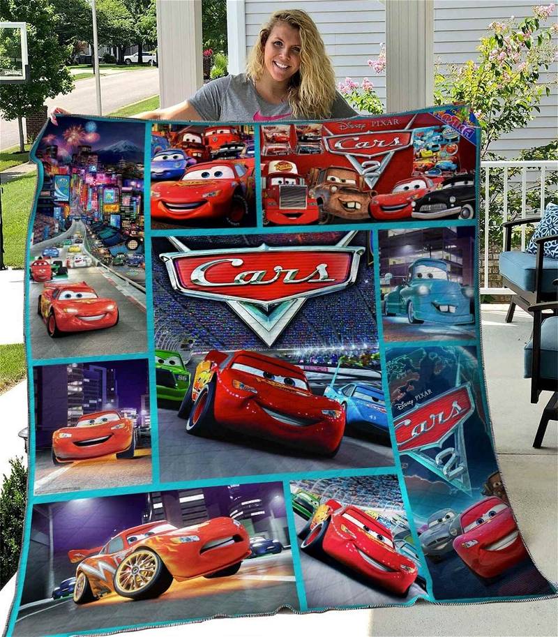 Disney Car Blanket Gift For Fans Cartoon Movie Quilt