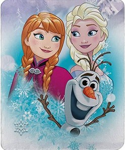 Disney Frozen snow Journey Sherpa Blanket Fleece Blanket Funny Gifts