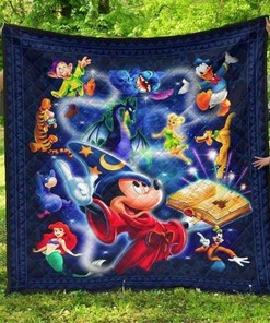 Disney Mickey Minnie Mouse And Friend Quilt Blanket