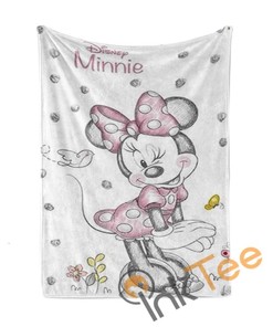 Disney Minnie Mickey Limited Edition Sherpa Blanket Fleece Blanket