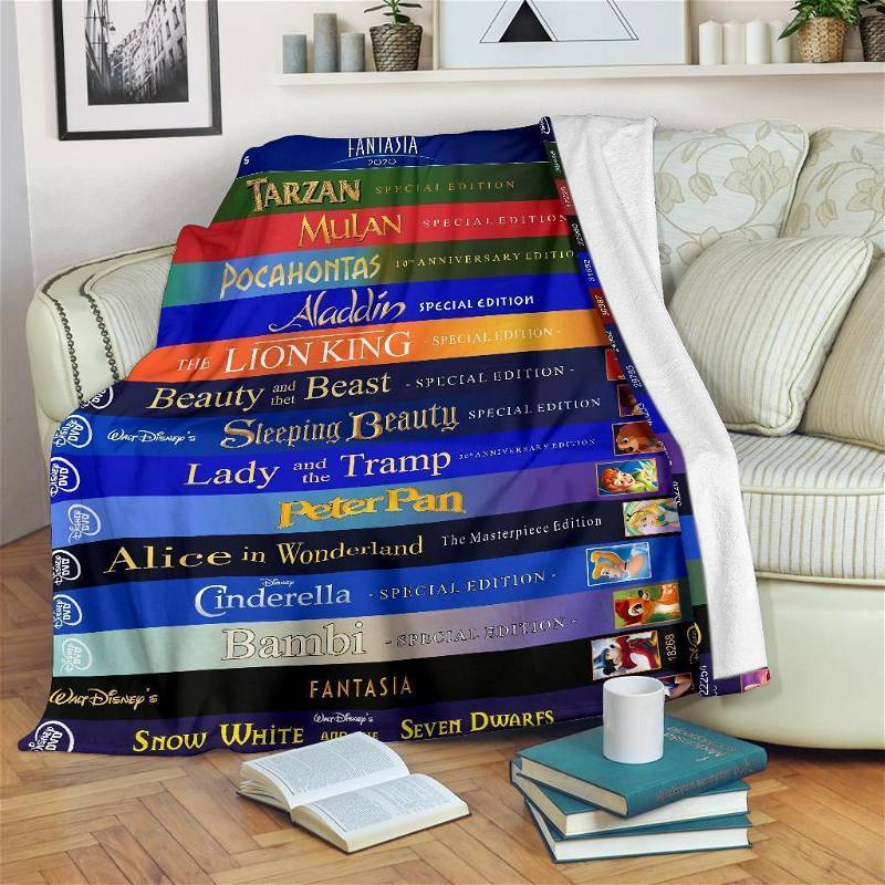 Disney Movies Disney Sherpa Blanket Fleece Blanket Funny Gifts