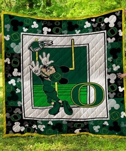 Disney Oregon Ducks Ncaa Combined Collection Quilt Blanket Bedding Set