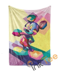 Disney Pattern Mickey Mouse Limited Edition Sherpa Blanket Fleece Blanket Funny Gifts