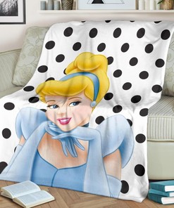 Disney Princess Cinderella Best Seller Fleece Blanket Gift For Fan, Quilt Blanket Bedding Set Gift
