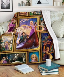 Disney Princess Rapunzel Funny Sherpa Blanket Fleece Blanket Funny Gifts
