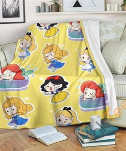 Disney Princess Sherpa Blanket Fleece Blanket Funny Gifts