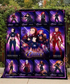 Disney Princesses Avg Quilt Blanket Bedding Set