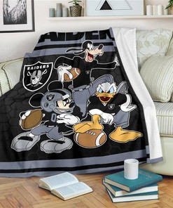 Disney Raiders Team Football Sherpa Blanket Fleece Blanket Gifts for Fans