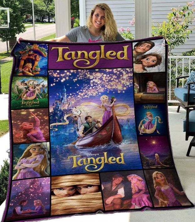 Disney Tangled Great Quilt Blanket Bedding Set