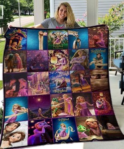 Disney Tangled Quilt Blanket Bedding Set for Home Décor