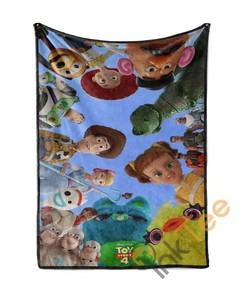 Disney Toy Story 4 Sherpa Blanket Fleece Blanket Funny Gifts