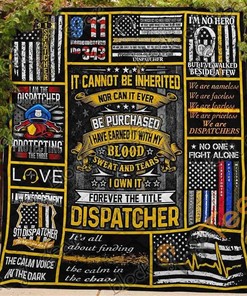 Dispatcher Thin Gold Line Quilt Blanket Bedding Set