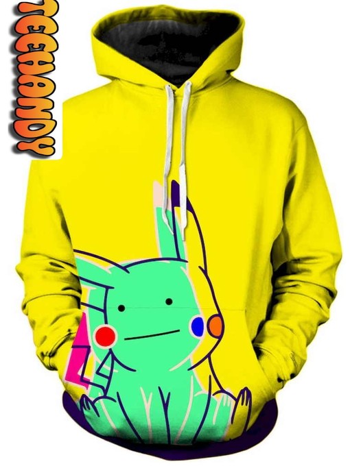 Ditto Pikachu Unisex 3D Hoodie