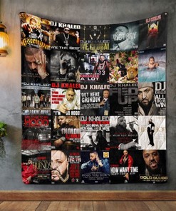 Dj Khaled Album Quilt Blanket Bedding Set for Home Décor