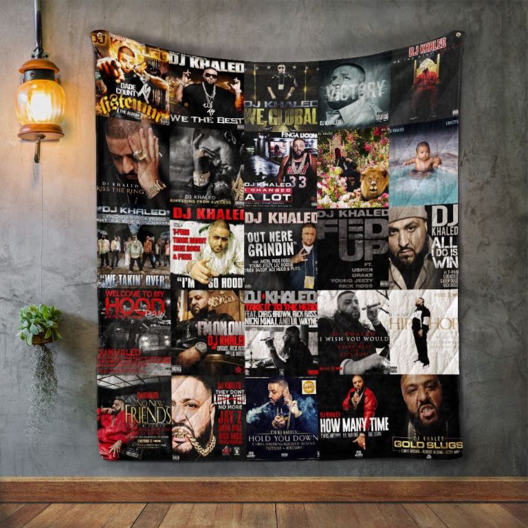 Dj Khaled Album Quilt Blanket Bedding Set for Home Décor