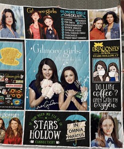 Do You Like Coffee Only With My Oxygen Gilmore Girls Quilt Blanket