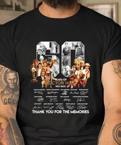 Doctor Who 1963 2023 Thank You For The Memories T-Shirt