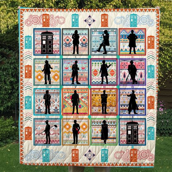 Doctor Who Light Quilt Blanket Bedding Set for Home Décor