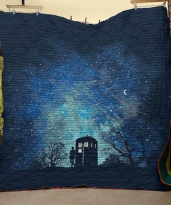 Doctor Who Police Public Call Box The Tardis Quilt Blanket