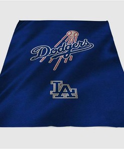 Dodger Sherpa Fleece Blanket Gifts for Family, for Couple