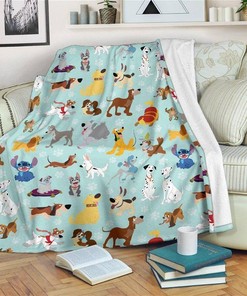 Dog Characters Disney Sherpa Blanket Fleece Blanket Funny Gifts