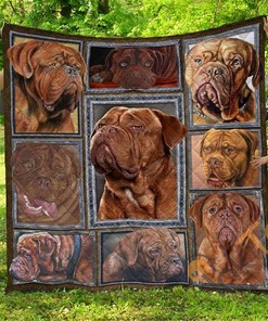 Dogue De Bordeaux Quilt Blanket Bedding Set