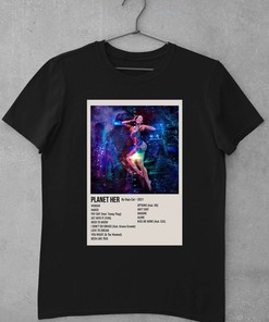 Doja Cat Rap Style Planet Hers Minimalist Four Views Doja Cat Poster T-Shirt