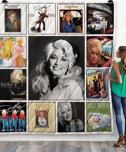 Dolly Parton Album Collection Quilt Blanket Bedding Set