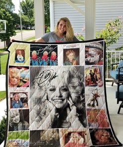 Dolly Parton Quilt Blanket Bedding Set for Home Décor